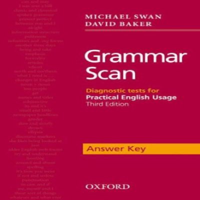 Grammar Scan Answer Key
